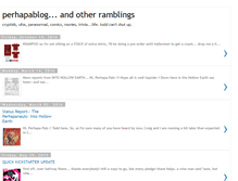 Tablet Screenshot of blog.perhapanauts.com